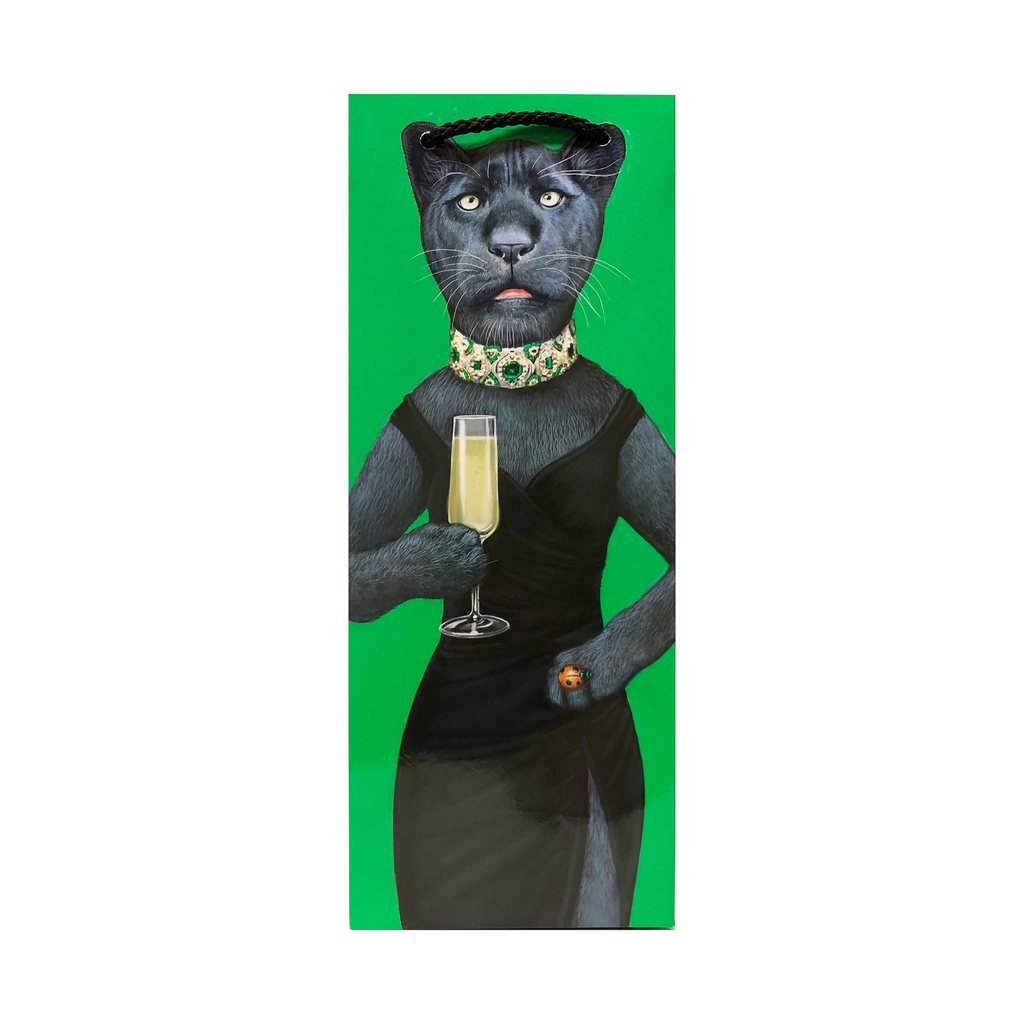 Panther Wine Bag